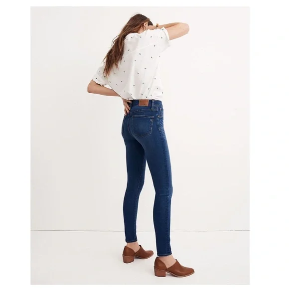 NWT Madewell Roadtripper High Rise Skinny Jeans in Orson Wash, Size 28 - Picture 3 of 12
